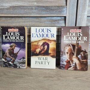 Louis L'amour Book Bundle 3 Paperback Books